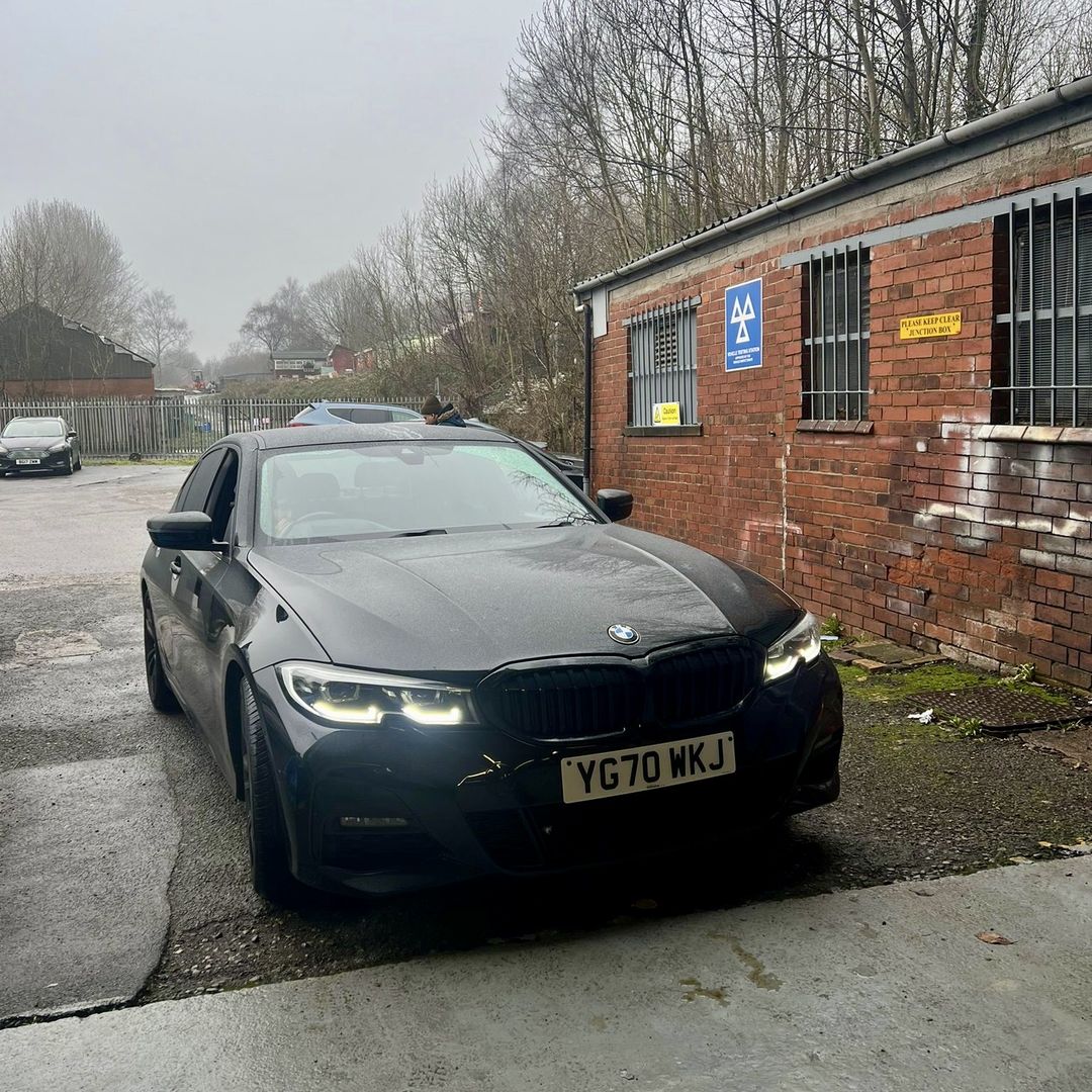 BMW 3 Series outside 5 Star Motors, Rochdale